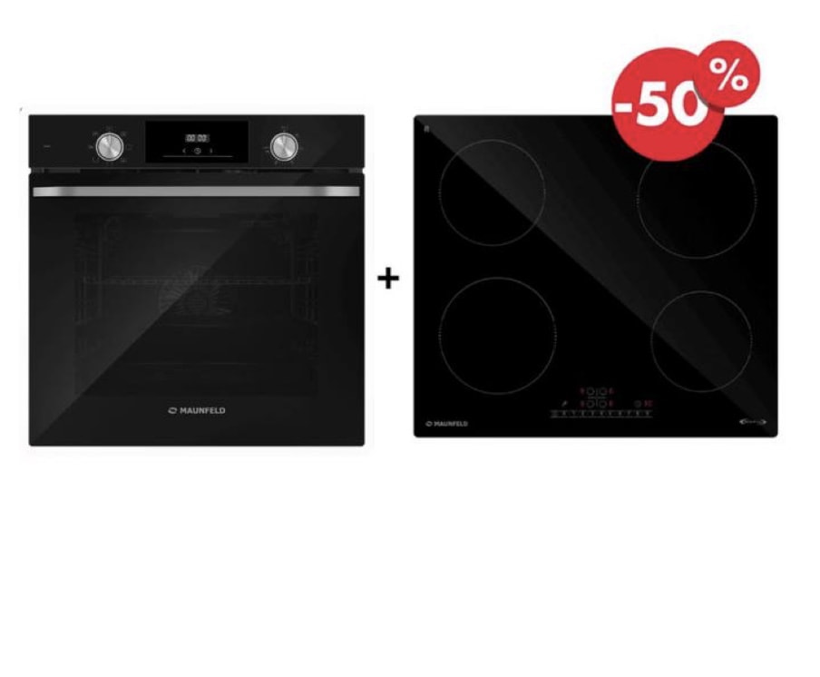 Шкаф духовой электрический MAUNFELD FEOH7872B + AVI6043SBK СКИДКА-50% Шкаф духовой электрический MAUNFELD FEOH7872B + AVI6043SBK СКИДКА-50%