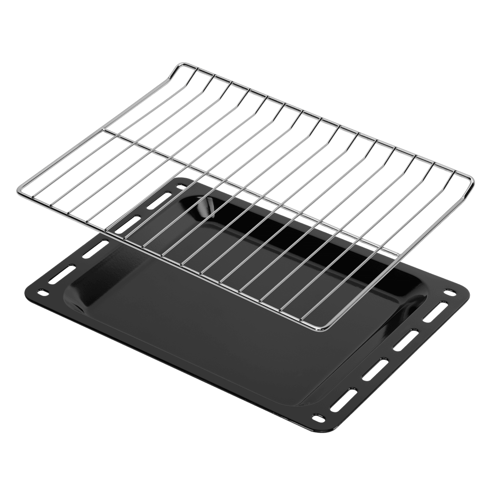 Электрический  черный духовой шкаф 60 см