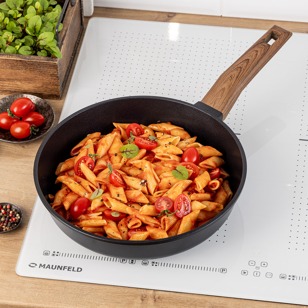 Сковорода MAUNFELD ALVA MF28LV01FP из литого алюминия, 28 см