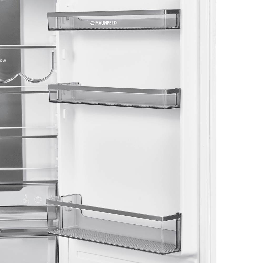 Холодильник-морозильник встраиваемый MAUNFELD MBF177NFWHGR Inverter