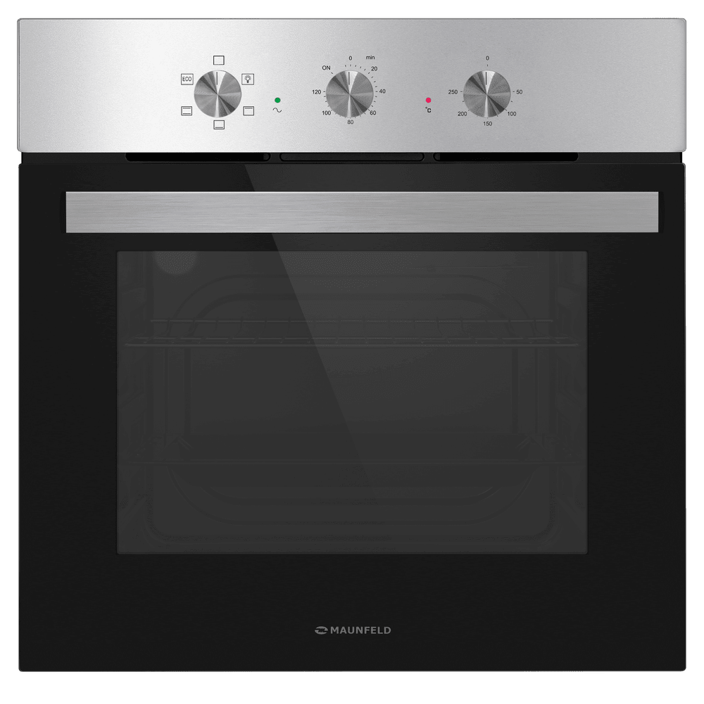 Электрический  серый духовой шкаф 60 см