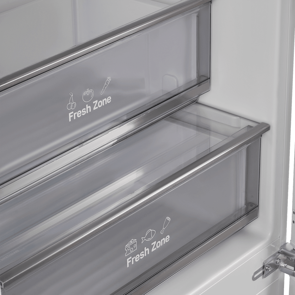 Холодильник-морозильник встраиваемый MAUNFELD MBF193NFW1GR Inverter