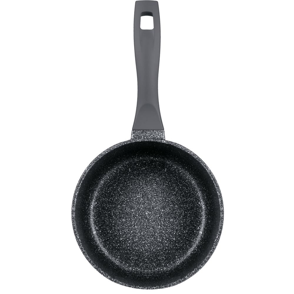 Ковш MAUNFELD GRETA MF18GRTT01SP из литого алюминия со стеклянной крышкой, 18 см, 1,6 л
