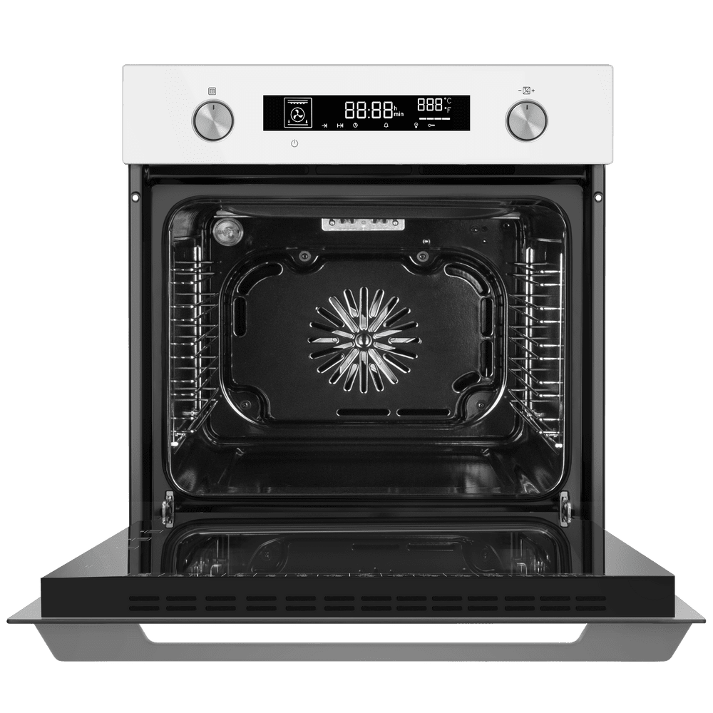 Электрический белый духовой шкаф 60 см с режимом конвекции