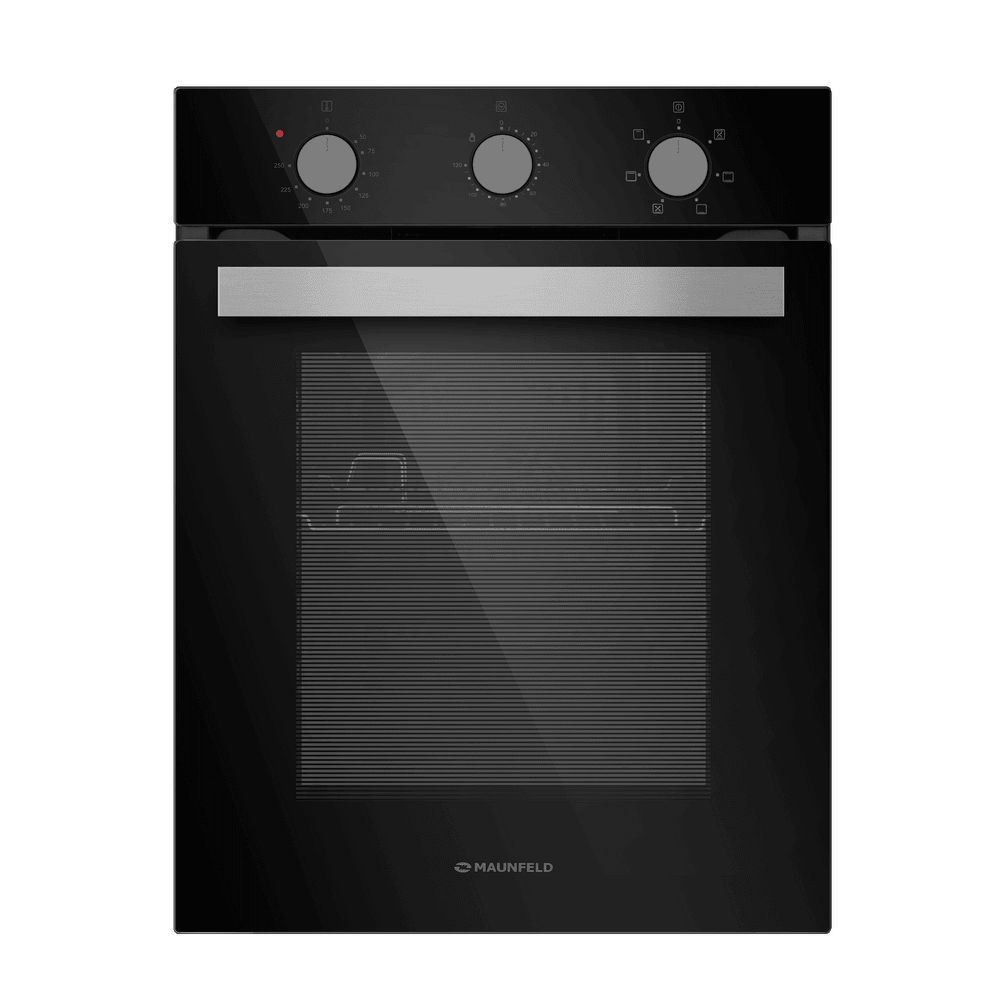 Электрический  черный духовой шкаф 45 см