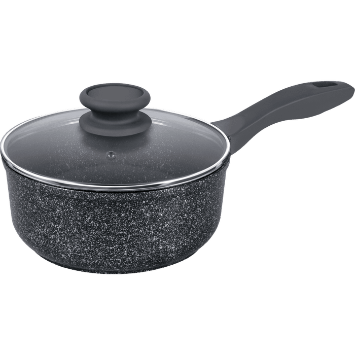 Ковш MAUNFELD GRETA MF18GRTT01SP из&nbsp;литого алюминия со&nbsp;стеклянной крышкой, 18&nbsp;см, 1,6&nbsp;л