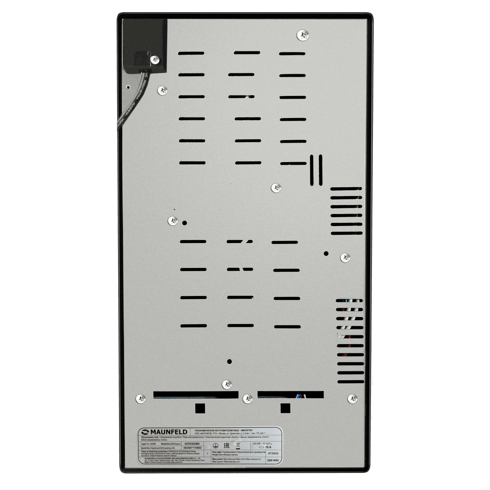 Электрическая варочная панель MAUNFELD AVCE3022DBK